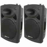2x QTX QR15K 800w 15" Lautsprecher-Soundsystem